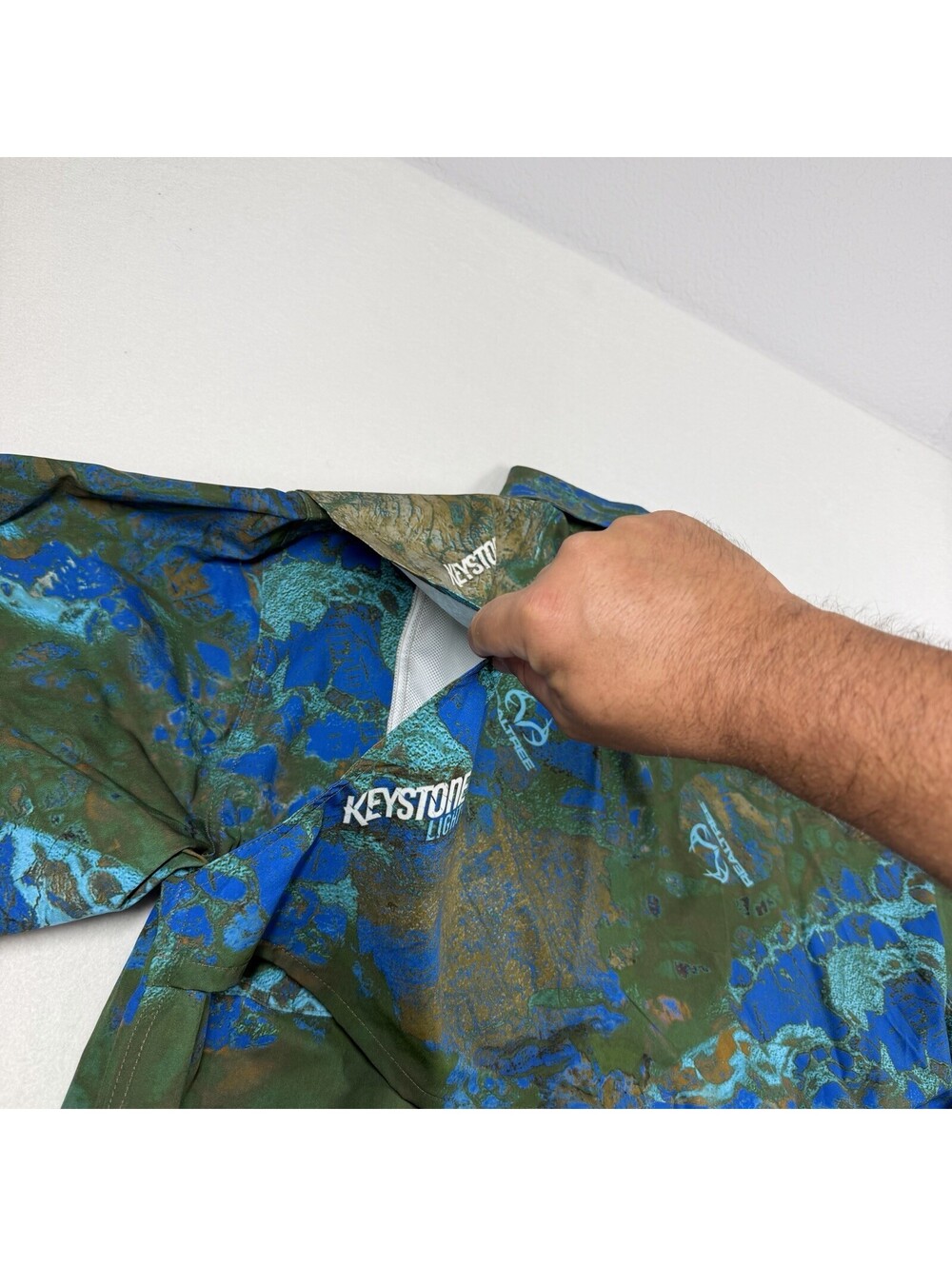 G&G Outfitters Realtree Green Keystone Light Vented Button Up Shirt Men's 2XL - Picture 5 of 11